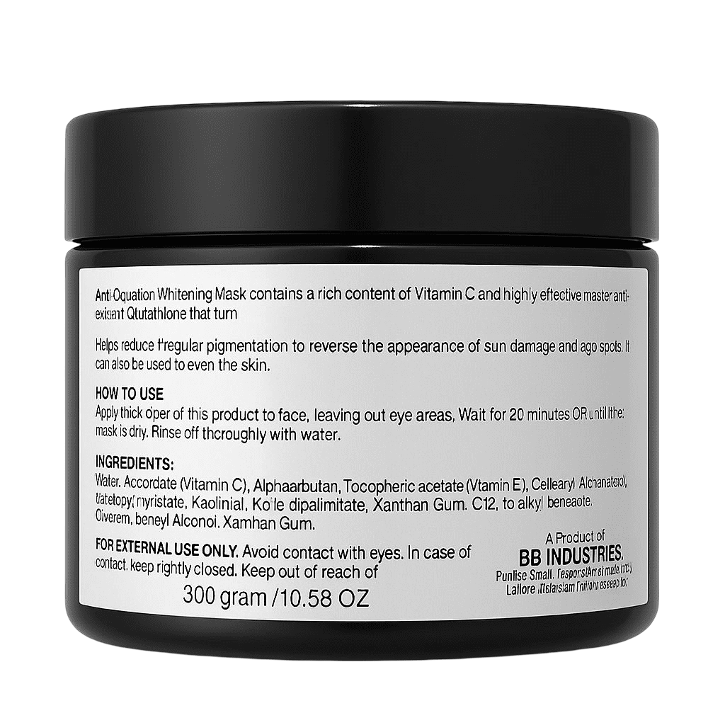 Glutathione Instant Whitening Mask